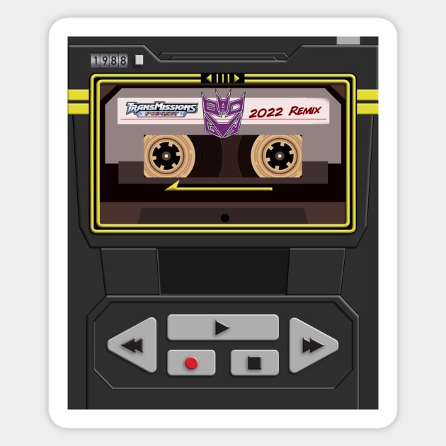 TransMissions TapeMan - 2022 Remix Sticker by TransMissions Podcast